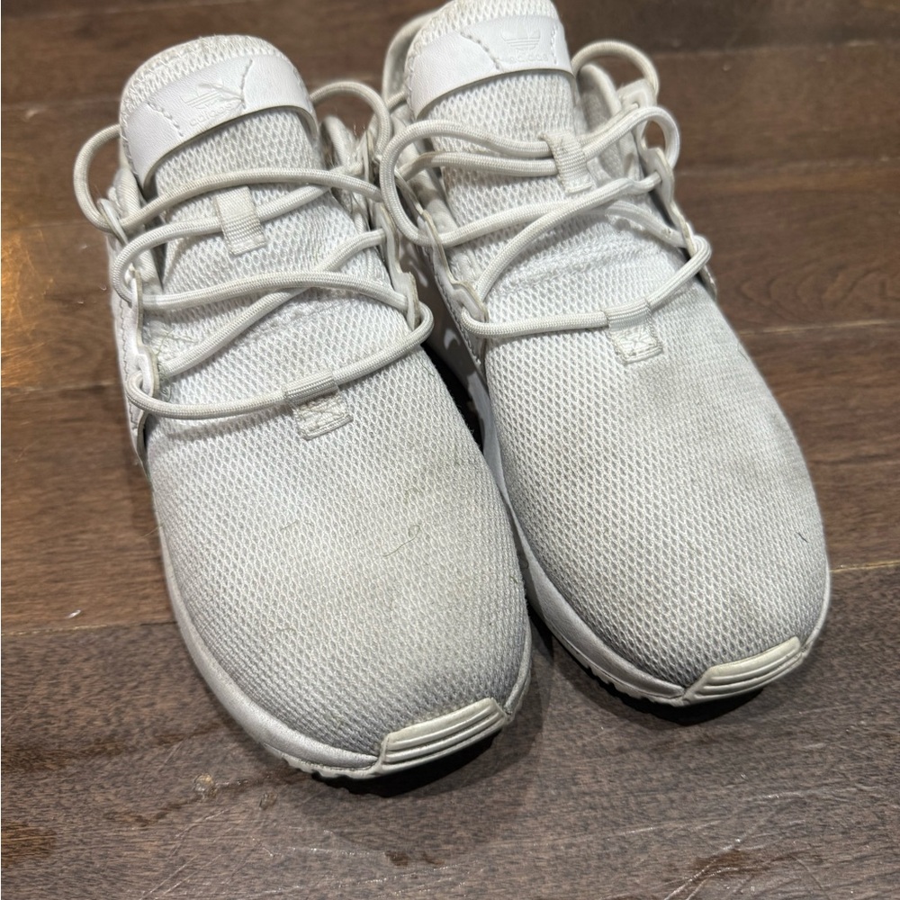 Kids White Adidas Sneakers